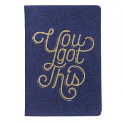  With Love Classic Journal You Got This Inspirational Notebook W/Ribbon Marker, Faux Leather Flexcover, 336 Lined Pages [Leather Bound] with Love 