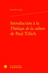  Introduction a la Theologie de la Culture de Paul Tillich 