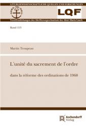  L\'Unite Du Sacrement de l\'Ordre: L\'Unite Du Sacrement de l\'Ordre 