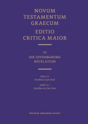  Novum Testamentum Graecum, Editio Critica Maior VI/3.1: Revelation, Studies on the Text 