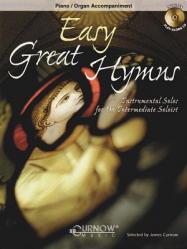  Easy Great Hymns, Piano and Organ Accompaniment; Instrumental Solos for the Intermediate Soloist 