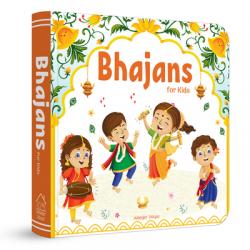  Bhajans for Kids - Illustrated Prayer Book: Bhajans in Three Languages 