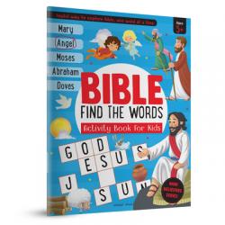  Bible Find the Words Activity Book for Kids 