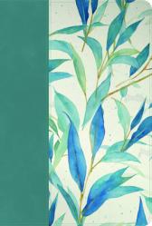  CSB Notetaking Bible, Teal Floral Leathertouch, Zipper Edition 