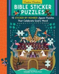 Bible Sticker Puzzles: 12 Sticker-By-Number Jigsaw Puzzles That Celebrate God\'s Word 