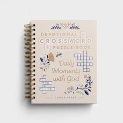  Daily Moments with God Devotional Crossword Puzzle Book 