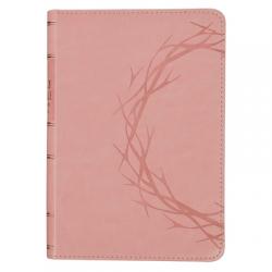  KJV Bible Compact Large Print (Faux Leather, Pink) 