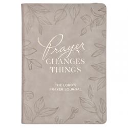  Prayer Changes Things Prompted Journal (Taupe, Zip) 