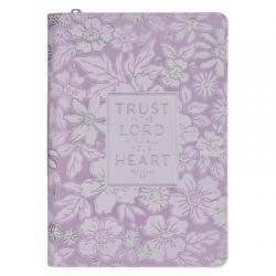  Journal Classic Zip Purple Trust in the Lord Purple Prov. 3:5 