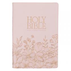  KJV Large Print Thinline (Faux Leather Pink) 