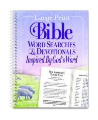  Large Print Bible Word Searches & Devotionals Inspired by God\'s Word 