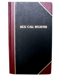  Record Book Sick Call Register 2500 Entries 