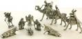  Nativity Set Pewter 3 inch 10 Pieces 