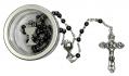  Rosary Black with Chalice Centerpiece 