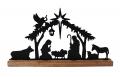  Nativiey Scene Metal/Wood 12 x 6.5 inch 