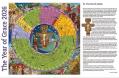  Year of Grace Liturgical Calendar 2026 DESK SIZE - LAMINATED 