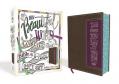  Niv, Beautiful Word Coloring Bible and 8-Pencil Gift Set, Leathersoft, Brown: Hundreds of Verses to Color 