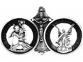  Visor Clip St. Christopher with Guardian Angel 
