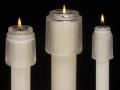 Candle Follower Glass Choice of Sizes 