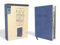  Niv, Premium Gift Bible, Leathersoft, Navy, Red Letter Edition, Indexed, Comfort Print 