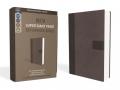  NIV, Super Giant Print Reference Bible, Giant Print, Imitation Leather, Gray, Red Letter Edition 