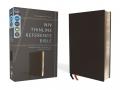  NIV, Thinline Reference Bible, Premium Bonded Leather, Black, Red Letter Edition, Comfort Print 