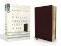  NIV, Biblical Theology Study Bible, Bonded Leather, Burgundy, Comfort Print: Follow God's Redemptive Plan as It Unfolds Throughout Scripture 