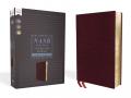  Nasb, Thinline Bible, Large Print, Bonded Leather, Burgundy, Red Letter Edition, 1995 Text, Comfort Print 