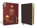  Niv, Life Application Study Bible, Third Edition, Large Print, Bonded Leather, Burgundy, Indexed, Red Letter Edition 