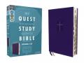  Niv, Quest Study Bible, Personal Size, Leathersoft, Blue, Thumb Indexed, Comfort Print: The Only Q and A Study Bible 