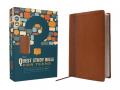  Niv, Quest Study Bible for Teens, Leathersoft, Brown, Comfort Print: The Question and Answer Bible 