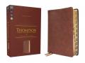  Nkjv, Thompson Chain-Reference Bible, Leathersoft, Brown, Red Letter, Thumb Indexed, Comfort Print 