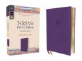  Nrsvue, Holy Bible, Personal Size, Leathersoft, Purple, Comfort Print 