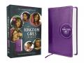  Niv, Kingdom Girls Bible, Full Color, Leathersoft, Purple, Comfort Print: Meet the Women in God's Story (Best Gift for Girls Ages 8-12 to Build Faith, 