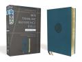  Niv, Thinline Reference Bible (Deep Study at a Portable Size), Large Print, Leathersoft, Teal, Red Letter, Comfort Print 