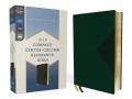  Niv, Compact Center-Column Reference Bible, Leathersoft, Green, Red Letter, Comfort Print 