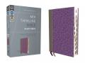  Niv, Thinline Bible, Giant Print, Leathersoft, Gray/Purple, Red Letter, Thumb Indexed, Comfort Print 