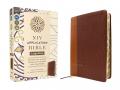  NIV Application Bible, Large Print, Leathersoft, Brown, Red Letter, Thumb Indexed, Comfort Print: Bringing the Ancient Message of the Bible Into Your 