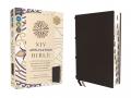  NIV Application Bible, Genuine Leather, Calfskin, Black, Red Letter, Thumb Indexed, Comfort Print: Bringing the Ancient Message of the Bible Into Your 
