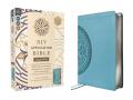  NIV Application Bible, Large Print, Leathersoft, Teal, Red Letter, Comfort Print: Bringing the Ancient Message of the Bible Into Your World 