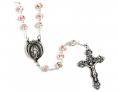  Rosary Pink Hand Made Glass Beads 