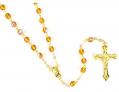  Rosary Topaz / Citron NOVEMBER Birthstone 