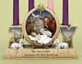  Advent Wreath Tabletop, Baby Jesus 