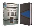  Niv, Boys Bible, Leathersoft, Gray/Blue, Comfort Print 