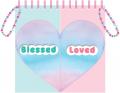 Blessed Loved Bff Journal Set 