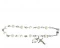  Bracelet Mother of Pearl Rosary Bracelet, Sterling 