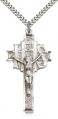  CRUCIFIX Pendant Sterling HIS 1-7/8 inch 