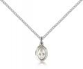  Mary Miraculous Pendant Sterling 3/8 inch 