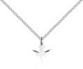  HOLY SPIRIT Dove Pendant Sterling Silver 3/8 inch 