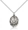  HOLY SPIRIT Pendant Dove Sterling Silver 3/4 inch 